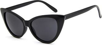 Generic Trend Women Street Photography Sunglasses Men Vacation Polarized Driving Sun Glasses(Black)