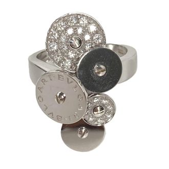Bulgari Silver White Gold (18K) Band Ring (Pre-Owned)