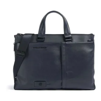 Piquadro Laptop Bags & Cases, male, Blue, Size: ONE SIZE Slim Laptop Bag 15.6