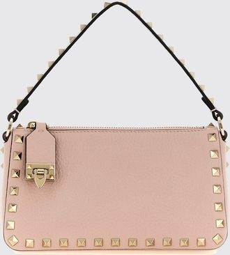 Valentino Garavani Rockstud Calfskin Leather Mini Handbag with Studs
