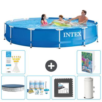 Intex Piscina Con Estructura Redonda - 366x76 Cm - 7-piezas S64