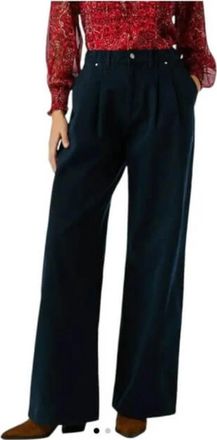 Pepe Jeans London Loose Chino Broeken - Dames - Wijde Broeken - Blauw - W31 - Broeken