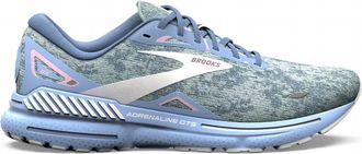 Brooks Womens Adrenaline Gts 23 Running Shoes In Blue,open Air,pink