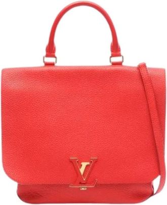 Louis Vuitton Pre-owned Handbags, female, Red, Size: ONE SIZE Pre-owned Volta Parnassea leather handbag