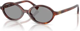 Miu Miu Stijlvolle ZS Model Zonnebril - unisex - Zonnebrillen - Bruin - 50 MM - Accessoires
