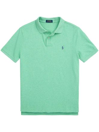 Polo Ralph Lauren Polo Pony-embroidered polo shirt - men - Cotton - S - Green