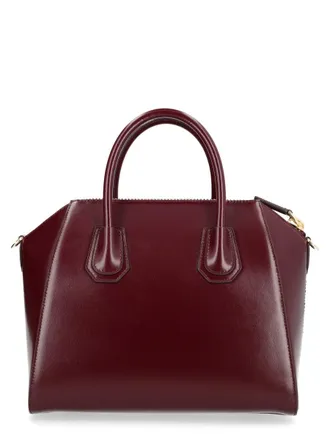 Givenchy Womens Shoulder Bag Antigona Bordeaux Leather Calf
