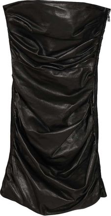 Ami Leather Mini Dress