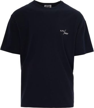 A.P.C. Dark Navy Logo T-Shirt