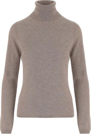 Allude Cashmere Jumper - female - Allude - Cashmere Knitwear - Beige - XS - Knitwear