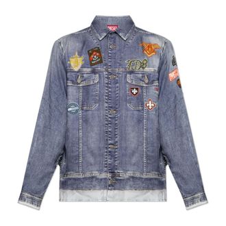 Diesel Hombre, Chaquetas, Azul, Talla: 2XL
