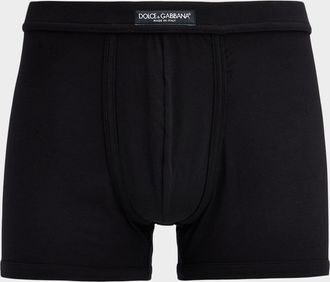 Dolce & Gabbana Men & apos;s Logo Label Stretch Jersey Boxer Briefs