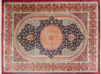 Schubiger M&ouml;bel Klassischer Teppich Ghom Fein