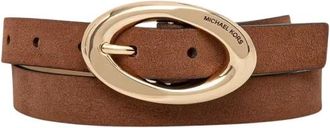 Michael Kors Accessoires, Dames, Bruin, S, Su&egrave;de, Smal su&egrave;de riem