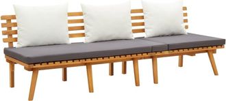 vidaXL Sof&aacute; De Jard&iacute;n Madera De Acacia Maciza 200x65 Cm Vidaxl