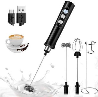 OEM Espumador De Leche Port&aacute;til Para Caf&eacute;, Espumador De Leche El&eacute;ctrico, Espumador De Leche Recargable Por Usb Con Soporte