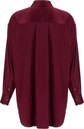 Tom Ford Womens Shirt Purple Silk