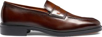 Santoni Easy Loafer - Heren - Loafers - Bruin - 39 EU - Su&egrave;de - Schoenen