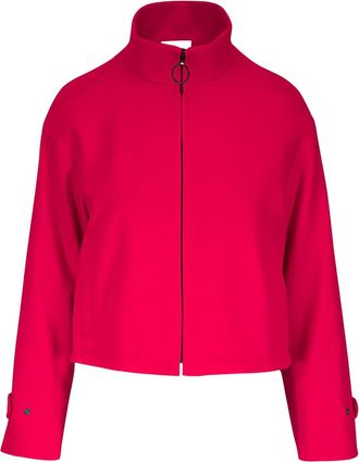 Akris Giacca con zip - Rosso