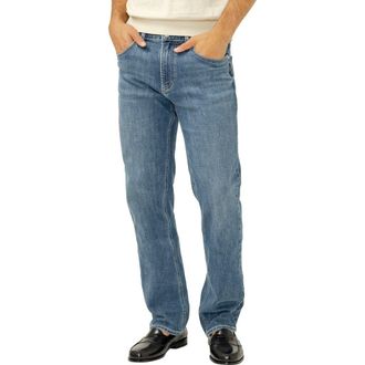 Silver Jeans Co Grayson Classic Fit Straight Leg Jeans in Paraiso at Nordstrom, Size 30 X 32