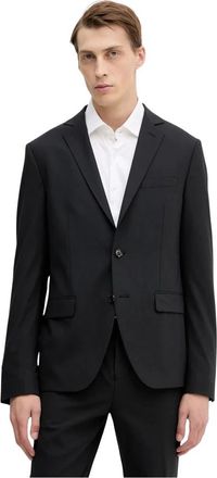 Mos Mosh James Blazer - Heren - Blazers - Zwart - L - Wol - Jassen