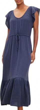 Velvet Adalyn Dress In Cadet