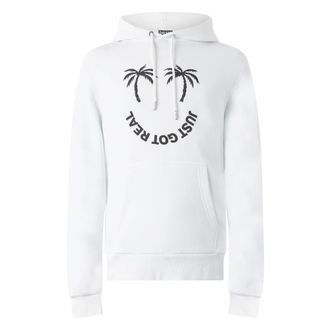 Diesel Hoodie met print - Heren - Sweatshirts & Hoodies - Wit - Maat: S Katoen
