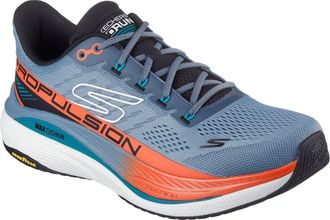 Skechers Performance Max Cushioning Propulsion Textiel Heren Sneakers In Leisteenkleur