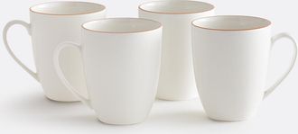 La Redoute Interieurs Set van 4 mokken in porselein, Malo