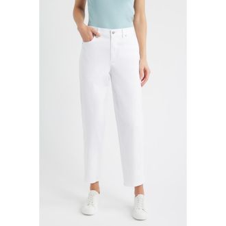 Eileen Fisher Lantern Ankle Jeans in White at Nordstrom, Size X-Large