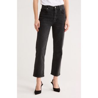 Frame Denim The Ruler High Waist Ankle Straight Leg Jeans in Deco at Nordstrom Rack, Size 27
