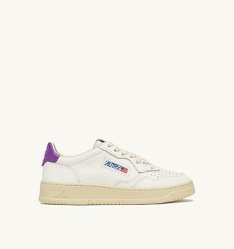 Autry SNEAKERS MEDALIST LOW IN PELLE BIANCA E DEWBERRY