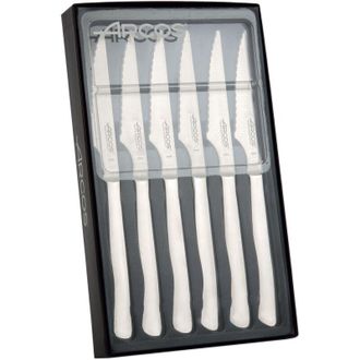Arcos Cuchillo Coc Chuletero 100mm M/inox Inox Arcos 378000 6 Pz