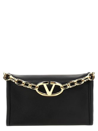 Valentino Garavani Valentino Garavani Vlogo Chain Clutch Bag