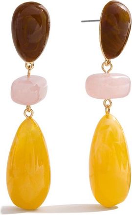 BaubleBar Phoebe Drop Earrings in Yellow Multi at Nordstrom