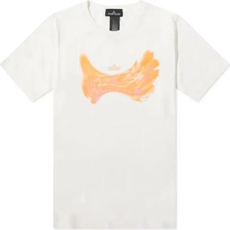 Stone Island Shadow Project Neo Floral Print T-shirt Natural 76192011B-V0099