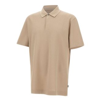 HUGO BOSS Tops, Heren, Beige, XL, Katoen, H-Pack Poloshirt
