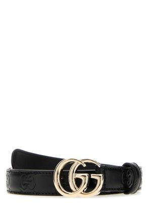 Gucci Black Logo Buckle Belt