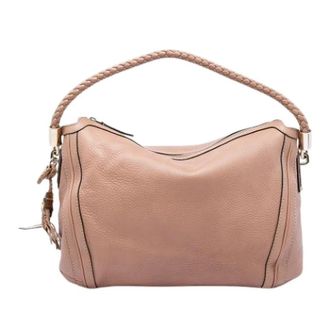 Gucci Pre-owned Bella Schoudertas - Dames - Pre-owned - Beige - Maat: ONE Size Leer