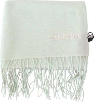 Missoni Heren, Accessoires, Wit, Maat: ONE Size Kasjmier