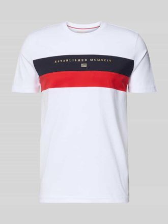 Christian Berg Regular Fit T-Shirt mit Rundhalsausschnitt in Weiss, Gr&ouml;&szlig;e 3XL