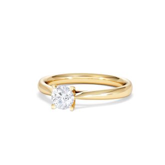 The Diamond Store Half Carat Diamond Engagement Ring Grace Lab F/VS1 18K Gold