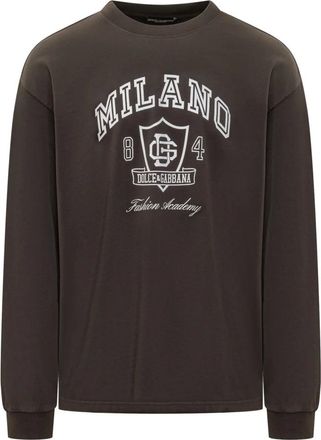 Dolce & Gabbana Uomo, Felpe, Marrone, XS, new