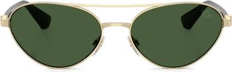 Burberry Sunglasses Occhiali da sole BE3165 stile pilota - Oro