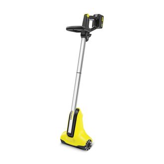 Karcher Limpiador De Terraza Inal&aacute;mbrico Karcher Pcl 3-18 Con Bater&iacute;a 18v/2,5ah, Cepillo Rotativo