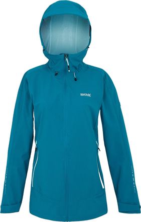 Regatta Womens/Ladies Okara Waterproof Jacket (Exotic Plume/Icy Morn) - Medium Blue - Size 14 UK