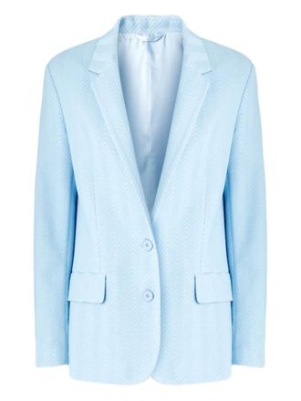 Missoni Blazer con motivo a zigzag - Blu