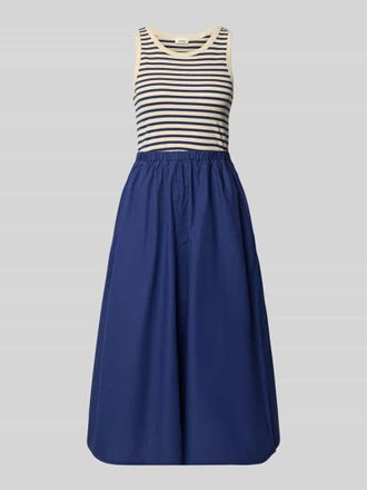 s.Oliver Red Label Tailliertes Freizeitkleid aus Baumwoll-Mix in Marine, Gr&ouml;&szlig;e 42