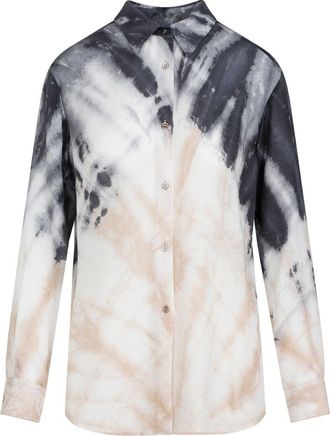 Gabriela Hearst Womens Ferrara Shirt - White Wool - Size EU 38 (Womens)