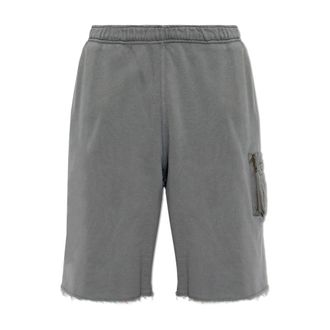 Maison Margiela Long Shorts, male, Gray, Size: S Cotton Shorts